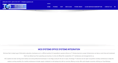 Desktop Screenshot of mcssystems.net